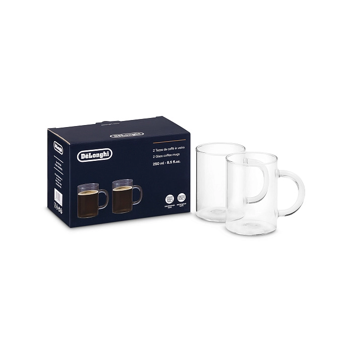 De'Longhi Long dubultstikla krūzes ar rokturi DLSC320